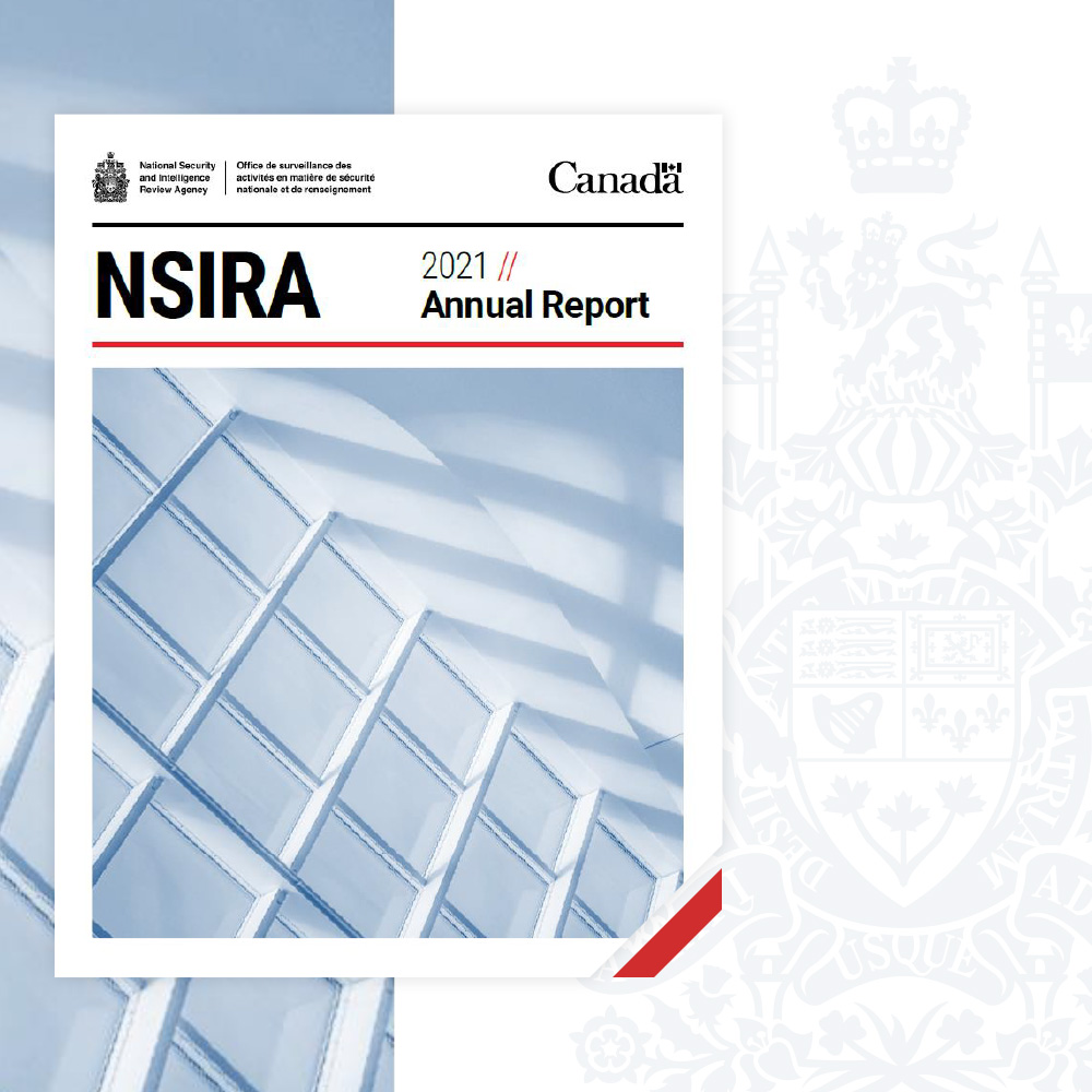 Rapport annuel de l'Office de surveillance des activités en matière de sécurité nationale et de renseignement 2021